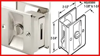 Prime-Line N 7239 Privacy Pull-Replace Old or Damaged Pocket Door Locks Quickly and Easily