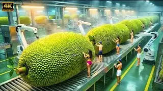 The Process Of Producing Dried Jackfruit At A Modern Factory Will Leave You Speechless(Full Process)