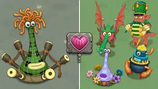 Rare Pladdie, Cloverspell 2025 Costumes - All Animations & Breeding (My Singing Monsters)