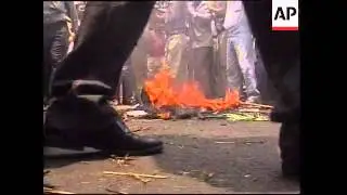 INDIA: DELHI: ANTI-PAKISTAN PROTESTS (V)