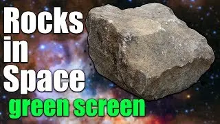 space rocks green screen | Faisal animations