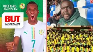 Direct Tanger : 2 eme But de Nicolas Jackson les supporters r&eacute;agissent 