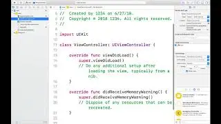Swift 4 programmatically. First step.