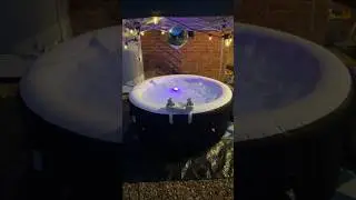 LAZY SPA home jacuzzi SET UP ideas #hottub #spaathome #lazyspa #ytshorts #gardenideas #party