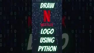 Draw Netflix Logo using Python Turtle 