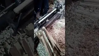 Man and Machine Crafting a Kai Handle with Precision and Beauty #youtube #skillstalent