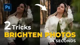 2 Tricks to Brighten Photos in Seconds | Quick Photoshop Tutorial