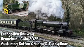 Llangollen Railway Branchline Gala 2025 inc 6880 Betton Grange & Class 14 D9525 Teddy Bear