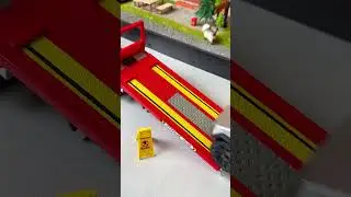 Tow Truck Diecast Model &ndash; Bringing Damaged Car for Repair! #toys #truck #diecast #automobile