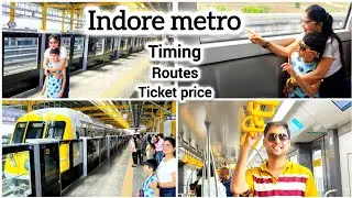 इंदौर मेट्रो | Indore Metro | A New Era of Transportation | Ticket price #indoremetro #indore