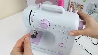 Как пользоваться портативной мини швейной машинкой FHSM 505   NEX Sewing Machine