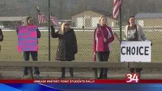 Unmask Whitney Point Students Rally