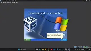 How to install windows XP in virtual box