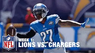 Lions Glover Quin Intercepts Philip River's Pass for 31-Yard TD | Lions vs. Chargers | NFL