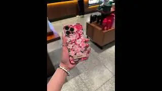 Borderless Blossom iPhone Case with Invisible Phone Holder💕🌸#floral #phonecase