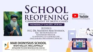 Reopening Ceremony 2021 | Mar Dionysius School
