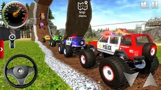 Offroad Outlaws Police Monster Truck Stunts Driver Simulator 2025 - Android Mobile Gameplay [FHD]