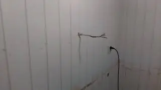 Old kitchen taken down and getting ready to lay laminat flooring. Video 3