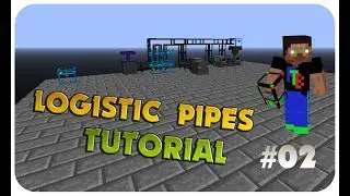 Logistic Pipes Tutorial #2 Autocrafting Basics German