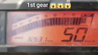 FZ V2 TOP SPEED 127 kmph/ 1st gear😯