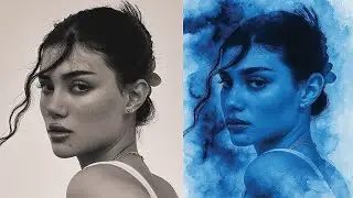 Water Splash Paint Effect in Photoshop