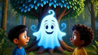 The Mystery of the Haunted Tree 👻 | Funny Ghost Story for Kids in Hindi | Tiny Tales World #ai