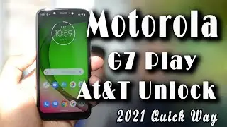 How to Unlock Motorola G7 Play At@t | Motorola G7 Att Unlock 2021 100%