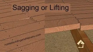 How To Fix Rising or Sinking Wood Decking At Breaks Between Boards