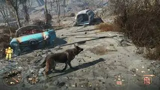 Fallout 4 game play test on Cachy OS Linux at 1080p