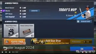 MLB 9 innings 2021 -   Master League 2024 Live  , OffSeason  Event  , Championship Series Game1
