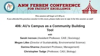 AFC 2026 Session 405: Fostering Student Collaboration and Engagement in Science through Research