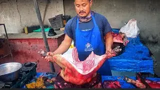 My Pork Cutting Skills & Best Butchery 04//Magh Bihu Festival Special 04 