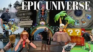 EPIC UNIVERSE VLOG 🌎✨ | First Time, Every Portal, Riding Rides, Best Snacks, Full Park Day