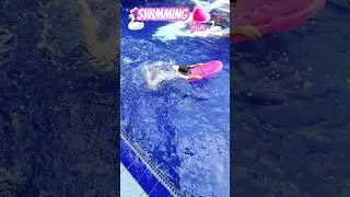 Swimming is Fun | Lets Swim in the Pool | Pool Day Fun | Nursery Rhymes  | Kids Songs #shorts #viral