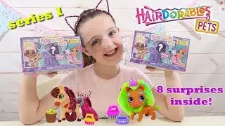 UNBOXING HAIRDORABLES PETS SERIES 1