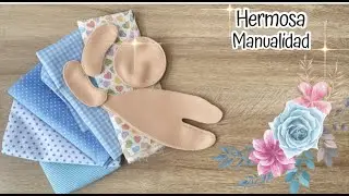 ✨ Hagamos esta Linda Manualidad fácil y económica / DIY muñeca de trapo 😍🥰