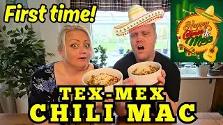 Swedish couple try Chili Mac for the first time!! Happy Cinco de Mayo🎉🎉