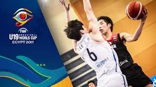 Korea v Japan - Full Game - CL 9-16 - FIBA U19 Basketball World Cup 2017