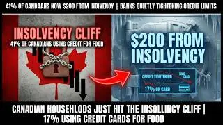 The Insolvency Cliff: 41% of Canadians are $200 from the Edge
