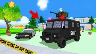 JACK BECOMES POLICE SWAT TRUCK DRIVER IN DUDE THEFT WARS 😱🚨 | 