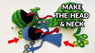 Make the Head and Neck (step 6) for the Squashed Frog Door Stopper
