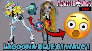 Lagoona Blue G1 Wave 1🐟💙| La Monster high b&aacute;sica MAS buscada! 🐚(Unboxing & Review) -Dream doll😍