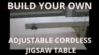 ADJUSTABLE CORDLESS JIGSAW TABLE // MULTIFUNCTIONAL WORKBENCH