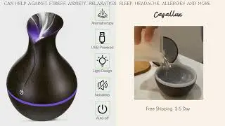 Humidifier Oil Diffuser - Air Purifier Aromatherapy with LED Lights