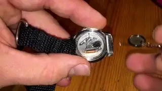 How to change wrist watch battery with watch case opener tool KAP Kahuna woman surf watch DIY