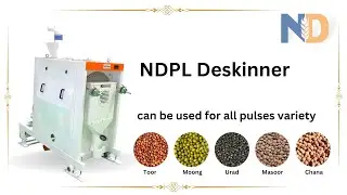 Deskinner Machine for Urad Gota | Innovation in Pulses Processing