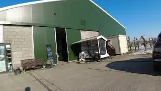 Cycling in Zeeland Netherlands by freezing temperatures