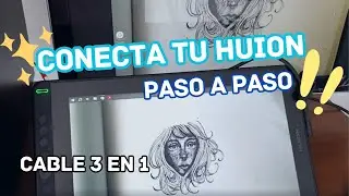 C&oacute;mo conectar tableta HUION kamvas 13 a pc 😁💻