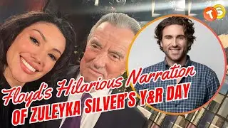 Conner Floyd & Zuleyka Silver share interesting BTS from the Y&R set