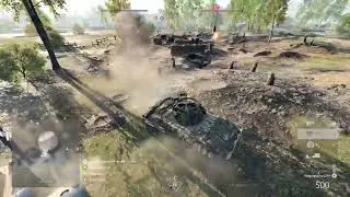 Battlefield 5 M8 Greyhound roadkill & suppression